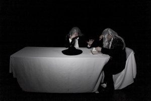 LISTENER (Scott Shannon) & READER  (Michael Holmes-Lauder) in Samuel Beckett's OHIO IMPROMPTU (Moncton)