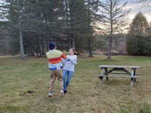 Amanda Thorne & Jason McIntyre - rehearsal for DUCKY & MURDOCK