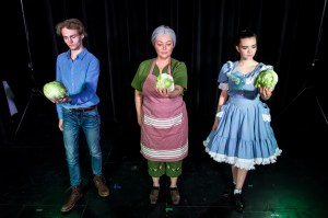 Simon Peterson as 'Male Actor', Julie MacDonald as 'Older Female Actor' & Amanda Thorne as 'Female Actor' in THIS IS A PLAY (Fredericton)