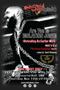 Are You In ISOLATION JONES Freddy poster