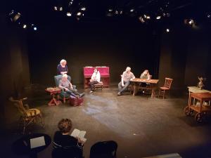 Uncle Vanya - Act 2 rehearsal @ TNB's Open Space Theatre